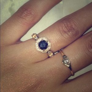 Black diamond ring